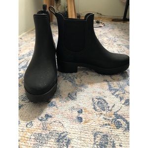 Jeffrey Campbell Black Rain Booties
